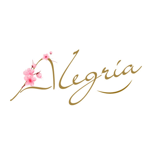logo alegría.com.uy flores de porcelana fría